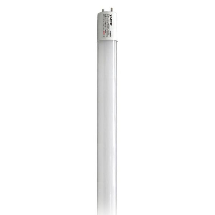 Satco Lighting SAT-S39900 9 Watt T8 LED - 2Ft - 3000K - Medium Bi Pin base - 50000 Average rated hours - 1100 Lumens - Type B - Ballast Bypass - Single or Double Ended Wiring