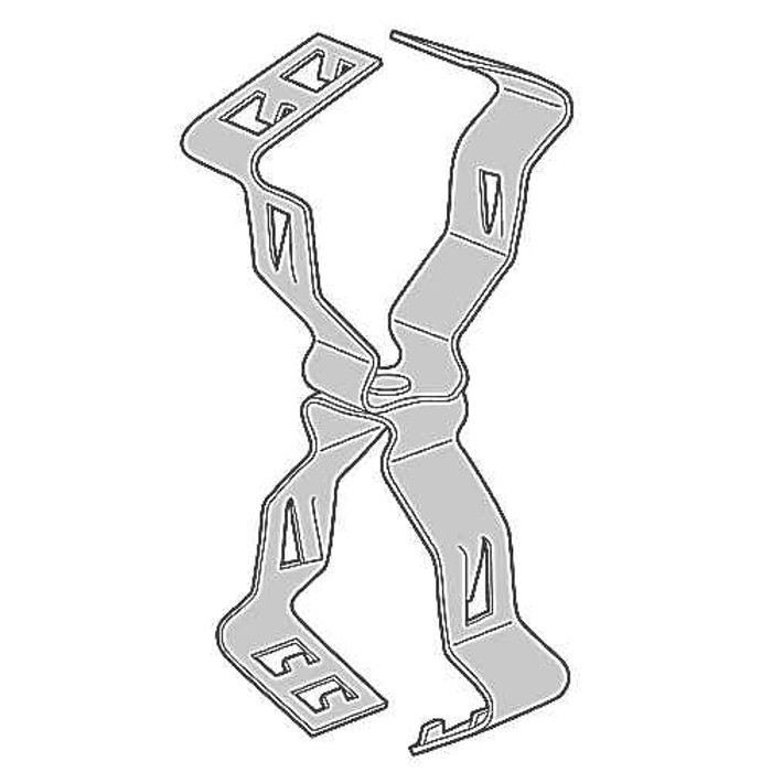 Steel City SSF-CC1-C1 1/4 Clip, Back to Back Conduit