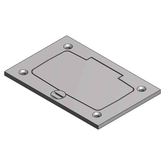 Steel City P64-GFCI-AL AL GFCI COVER PLATE FOR 640/840