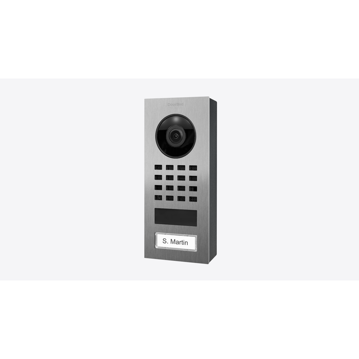 DoorBird 423866744 DV1101V Surface Mount IP Video Intercom with 1080p HDTV Camera and Night Vision