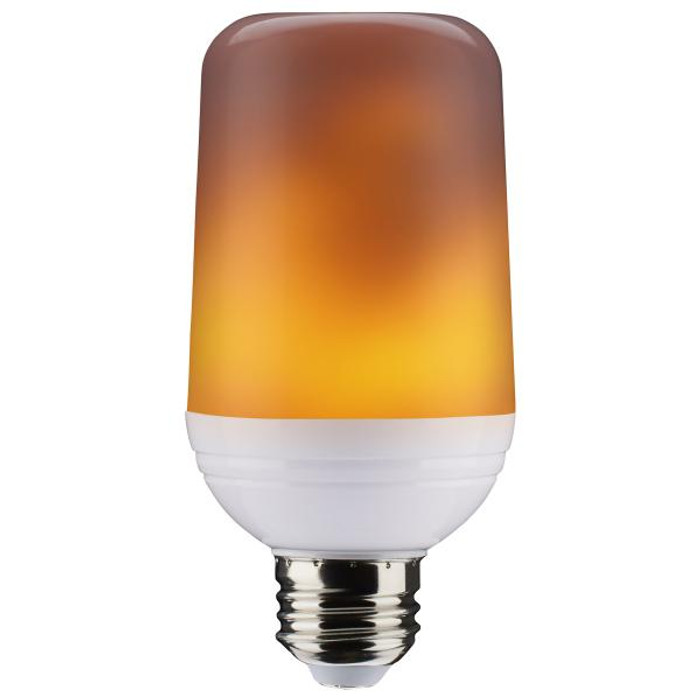 Satco Lighting SAT-S29806 2.5 Watt LED Flame Bulb - T19 - Medium Base - 120 Volt