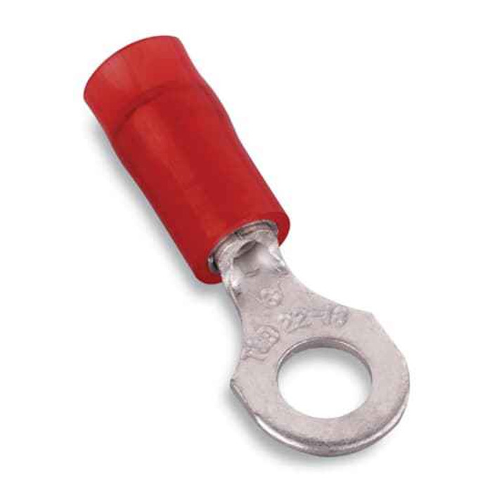 Sta-Kon RA863 INSNYL RING TERM 22-16 BOLT No8 RED