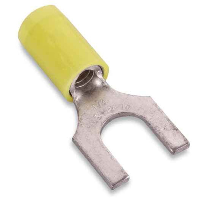Sta-Kon RC1123 INS NYL FORK TERM 12-10 BH No8 YELL