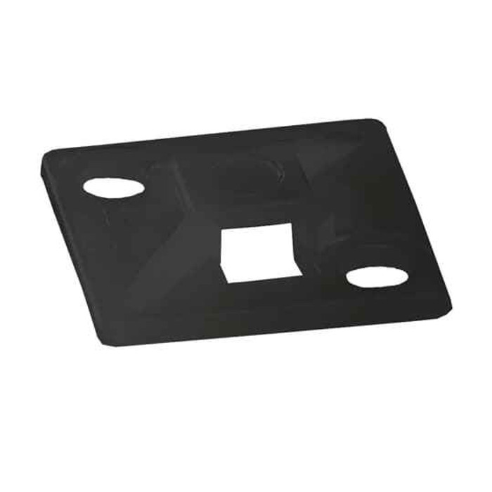 Ty-Rap TC050X050AX 4-WAY MTG BASE .5X.5IN BLK NYL ADH