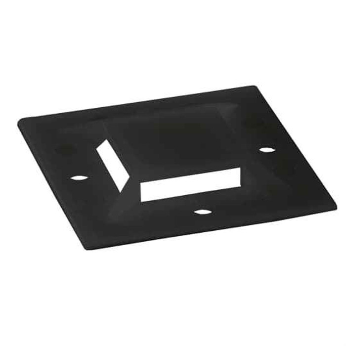 Ty-Rap TC200X200AX 4WAY MTG BASE 2X2IN BLK NYL SCR/ADH