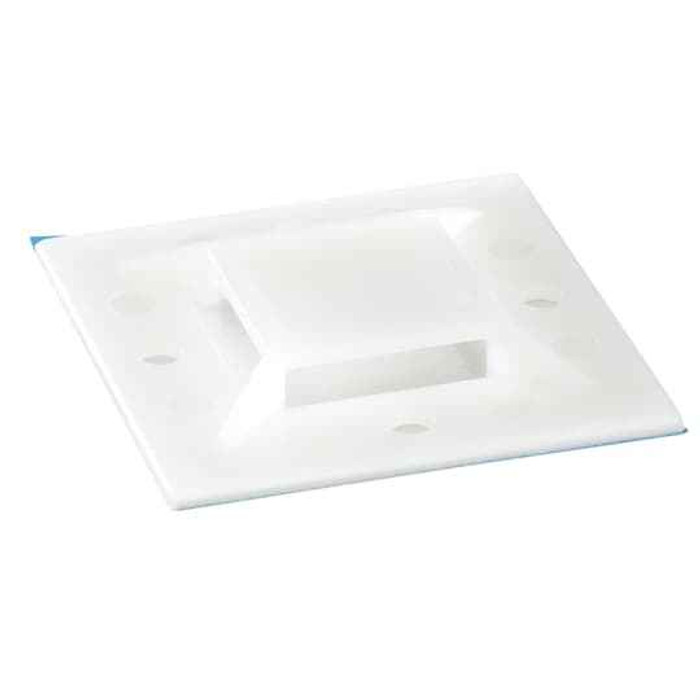 Ty-Rap TC368 4WAY MTG BASE 2X2IN NAT NY SCR/GLUE