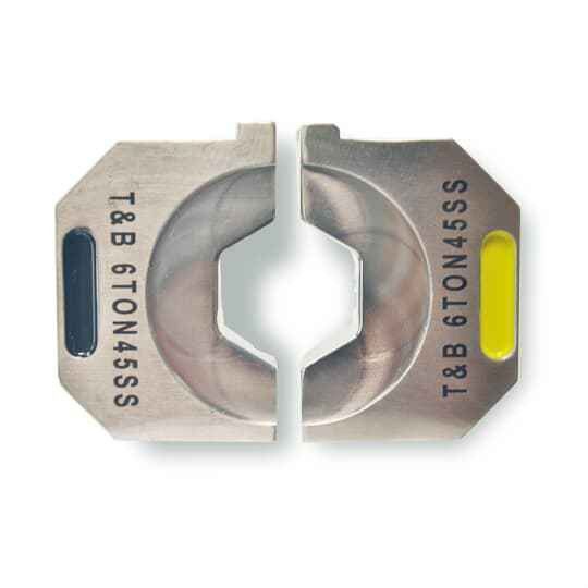Blackburn 6TON45SS 6TON SS HEX DIE W/DIE 45 BLK/GLD