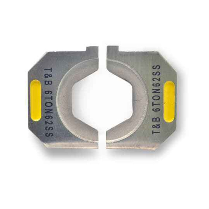 Blackburn 6TON62SS 6TON SS HEX DIE W/DIE CODE 62H YEL