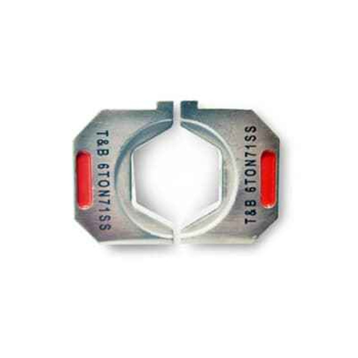 Blackburn 6TON71SS 6TON SS,RED HEX DIE W/DIE CODE 71H