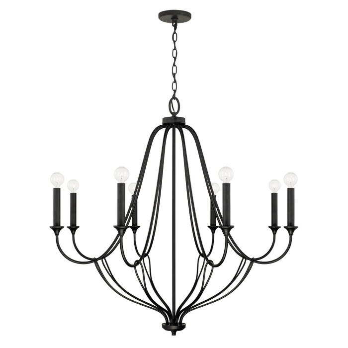 Capital Lighting CAP-441681 Bentley Transitional 8-Light Chandelier