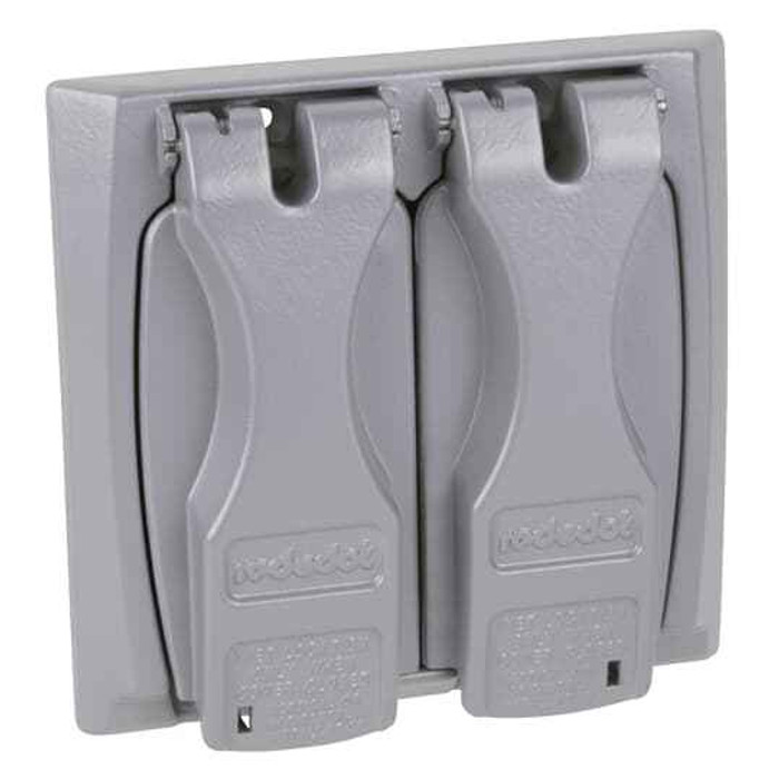 Red Dot 2CCU 2 GA. UNIV. FLIP LID IN SILVER