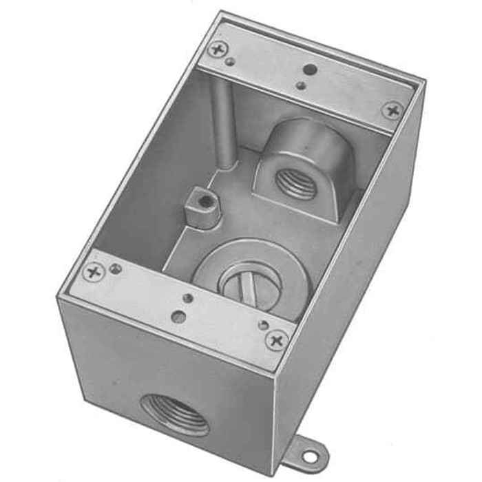 Red Dot B13010GS WP BOX 1 GANG 3 HOLE OEM PACK BULK