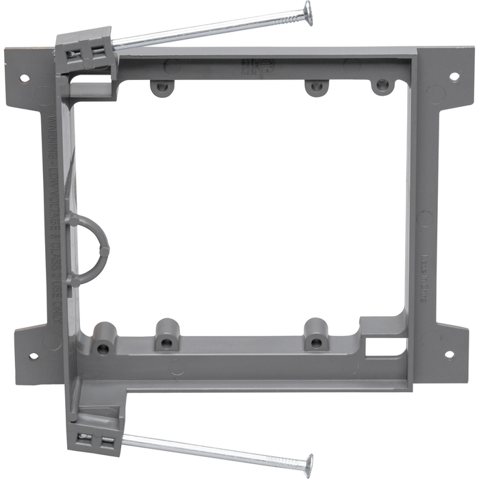 Centaur 2-Gang Plastic Low Voltage Plate (per 25)