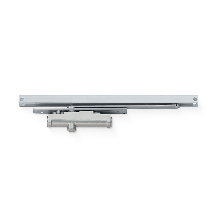 LCN 3131-POWDER Concealed Door Closer with Single Lever Arm and Track, Powder Coat Finish - 689 Aluminum