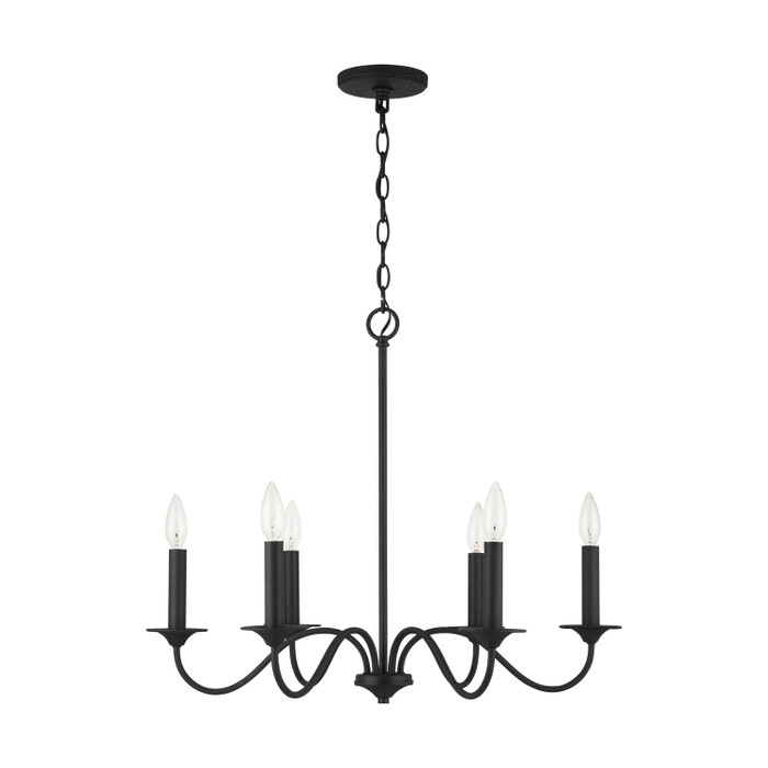 Capital Lighting CAP-437261 Vincent Transitional 6-Light Chandelier