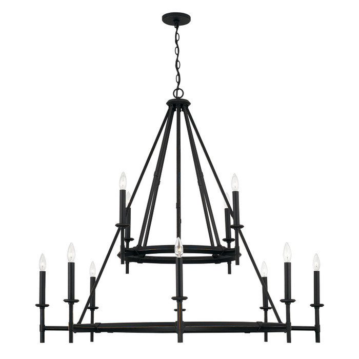 Capital Lighting CAP-445201 Ogden Transitional 12-Light Chandelier