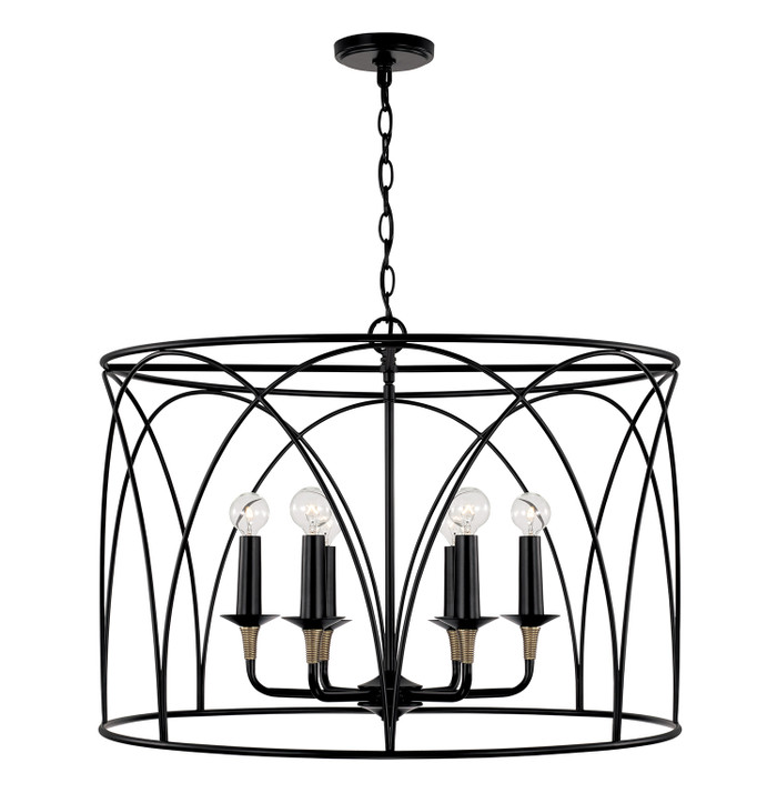 Capital Lighting CAP-345661 Amara Transitional 6-Light Pendant