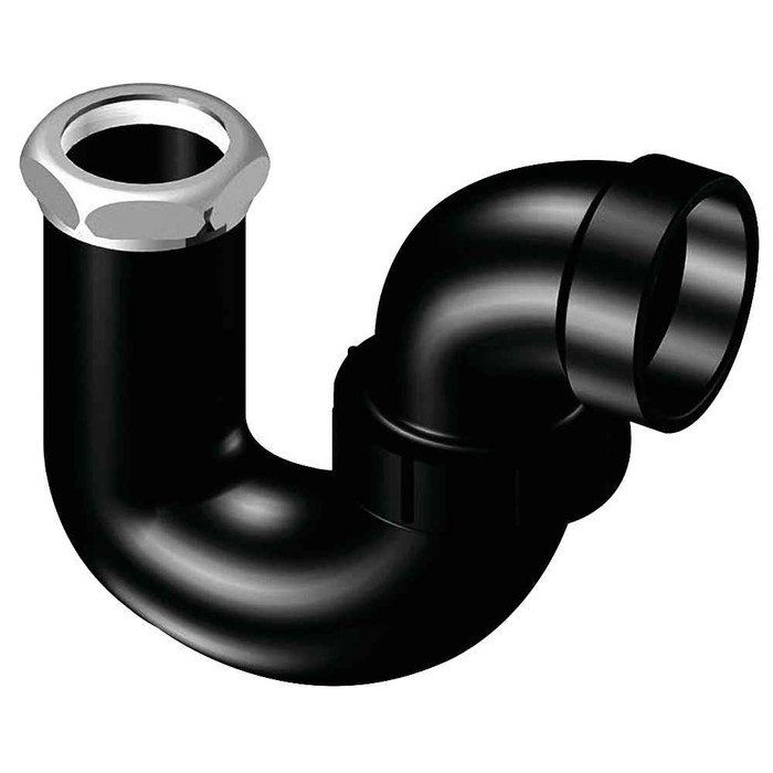 Nibco 5892-C P-Trap with Union Joint Hub x SJ with Chrome Nut