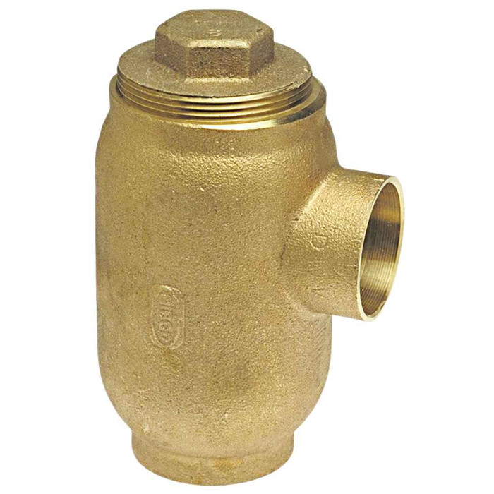 Nibco 890 3" X 5 DWV Drum Trap with Bottom Inlet C x F x Cleanout with Plug - Cast