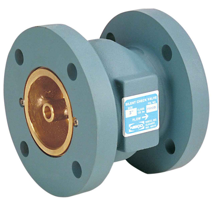 Nibco F-910-B-LF Check Valve - Lead-Free*, Class 125, Flanged, Bronze Seat