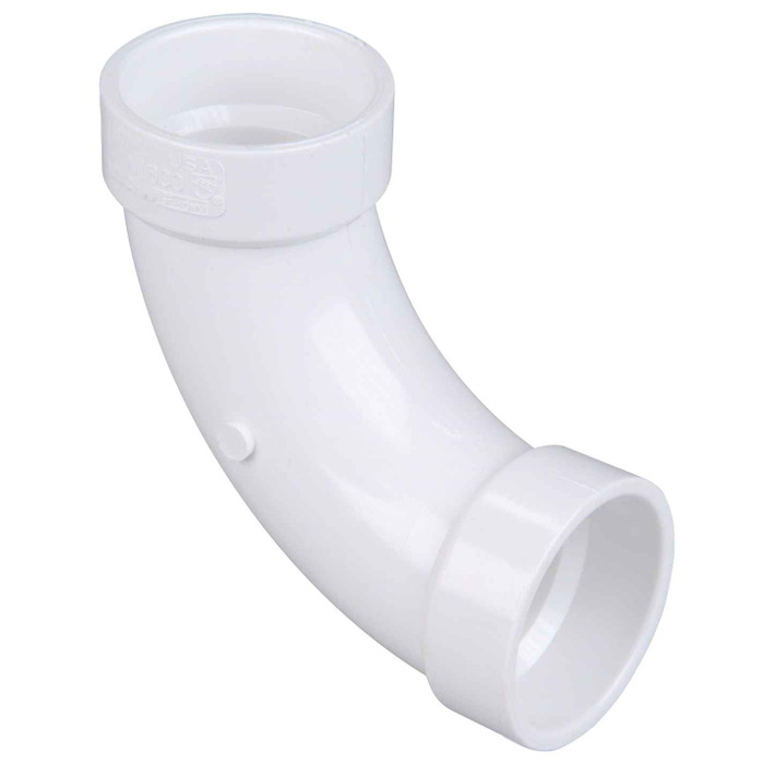 Nibco 4807-LT 90-Degree Long Turn Elbow H x H - PVC DWV