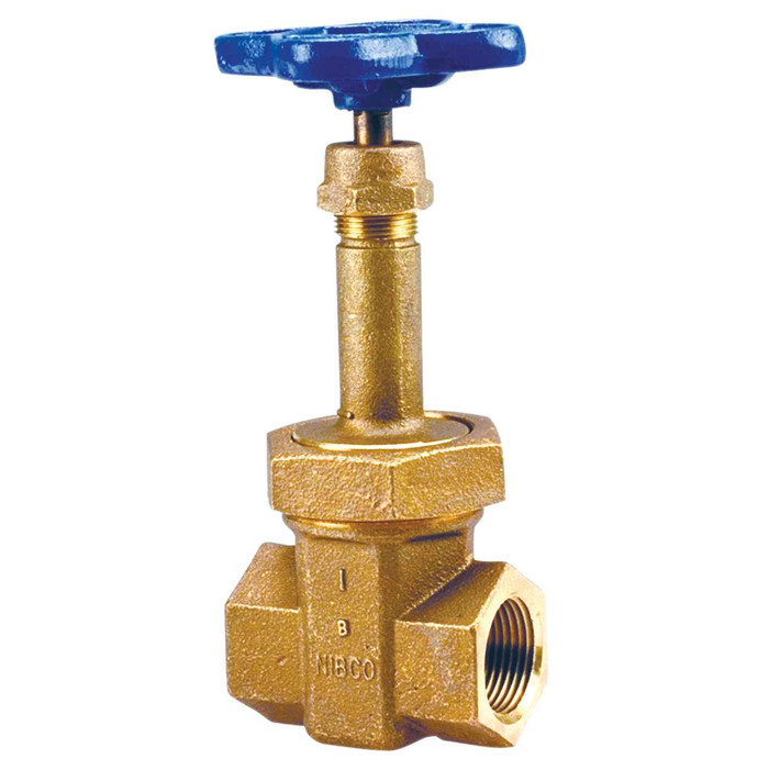 Nibco T-174-SS Gate Valve - Bronze, Class 300, Block Pattern, Stainless Steel Wedge