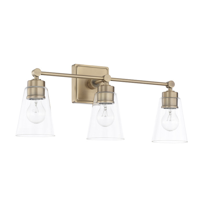 Capital Lighting CAP-121831 Rory Urban / Industrial 3-Light Vanity