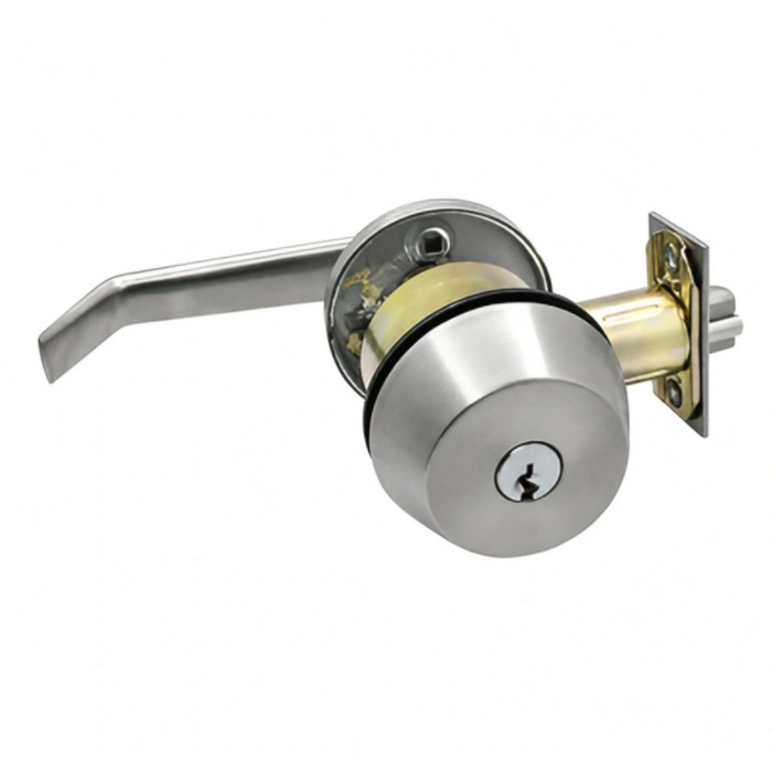 Marks USA 145KL Single Cylinder Deadbolt - Grade 1 Defender Cylindrical Cartridge Deadlatch, Cylinder x Lever