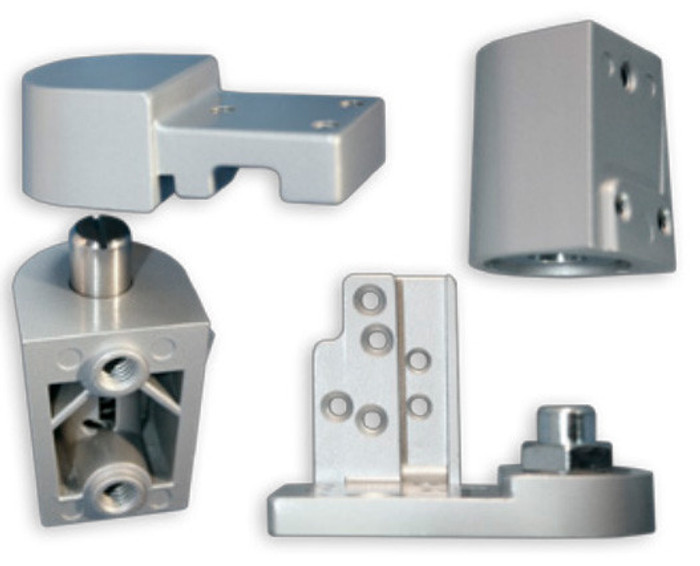 International Door Closers OP-7001/OP-7002 3/4" Offset Pivot Set For 1/8" Recessed Doors
