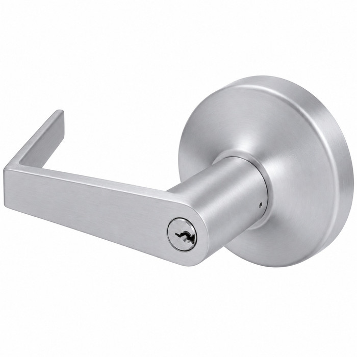 Accentra AU-541F Exit Device Night Latch Keyed Lever Trim
