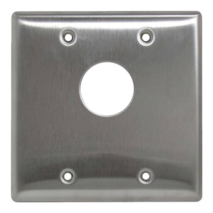 Camden CM-3200 & CM-3500 Series Stainless Steel Flush Mount Double Gang Cylinder Key Switch