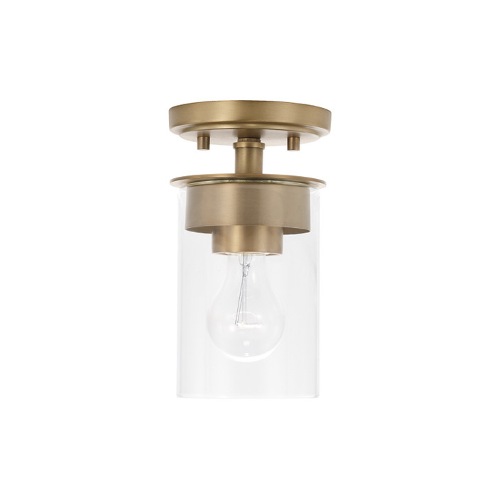 Capital Lighting CAP-246811 Mason Transitional 1-Light Semi-Flush