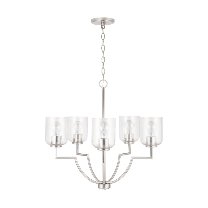 Capital Lighting CAP-439351 Carter Transitional 5-Light Chandelier