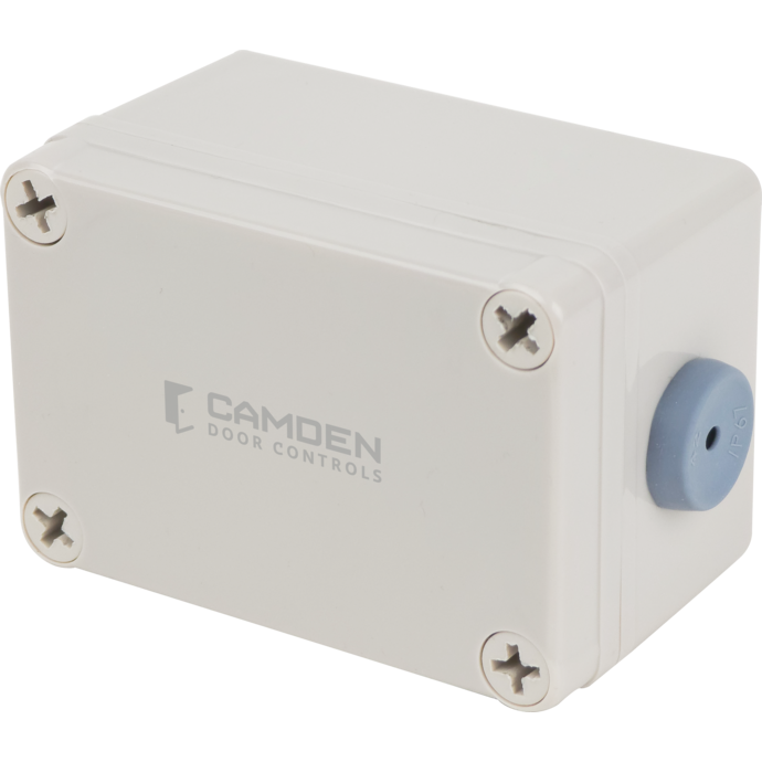 Camden CM-SRX2 Secure Wireless Receiver, 2 Channels, 2 Relays, 868.35 MHz, Latching/Bi-stable Selectable, Built-In Antenna, IP65 Outdoor Rated
