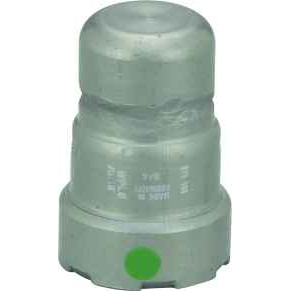Viega 25750 MegaPress cap Smart Connect technology Carbon steel, 1-1/2''