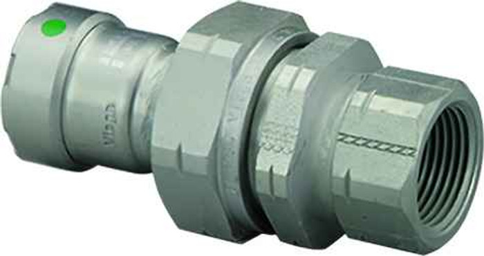 Viega 25665 MegaPress union Smart Connect technology Carbon steel, 1-1/4'' x 1-1/4''