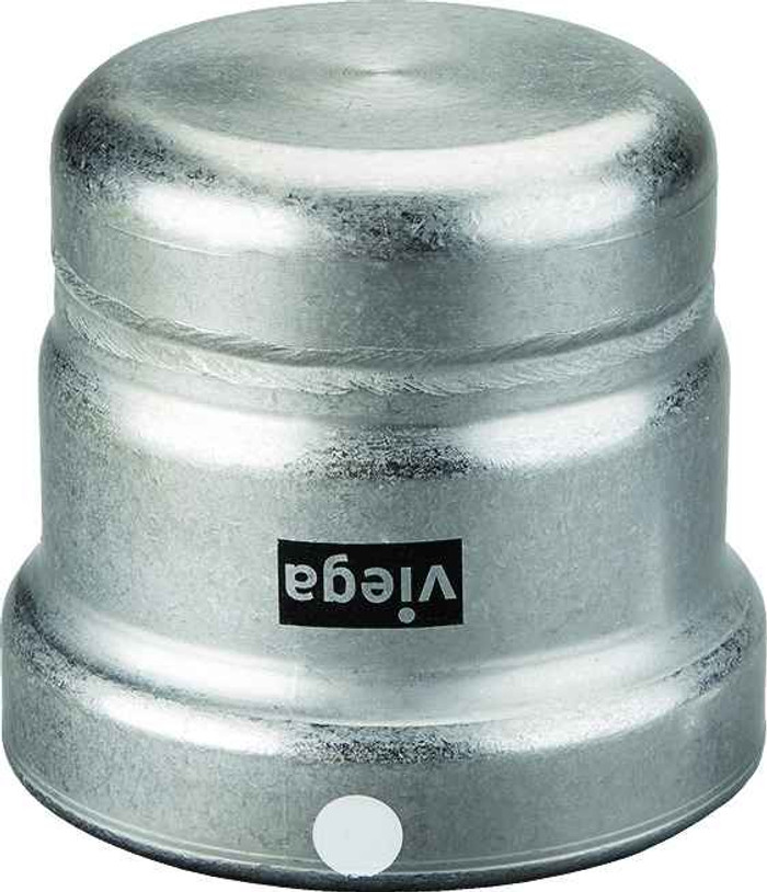 Viega 26760 MegaPress cap Smart Connect technology Carbon steel, 2-1/2''