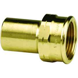 Viega 79445 ProPress adapter Zero Lead Bronze, 3/4'' x 3/4''