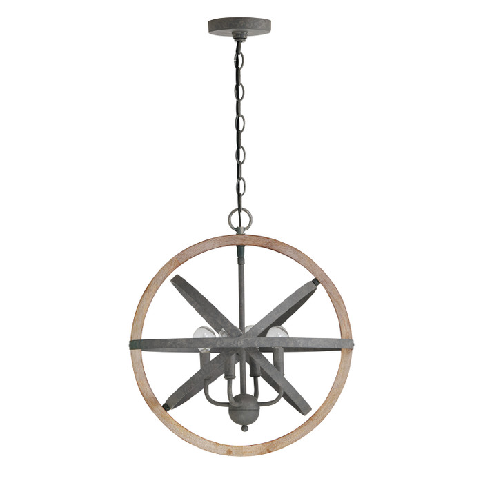 Capital Lighting CAP-330544 Bluffton Urban / Industrial 4-Light Pendant