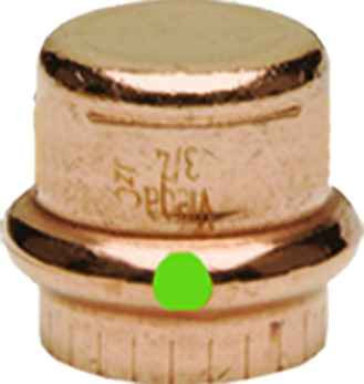 Viega 77717 ProPress cap Smart Connect technology Copper, 3/4''