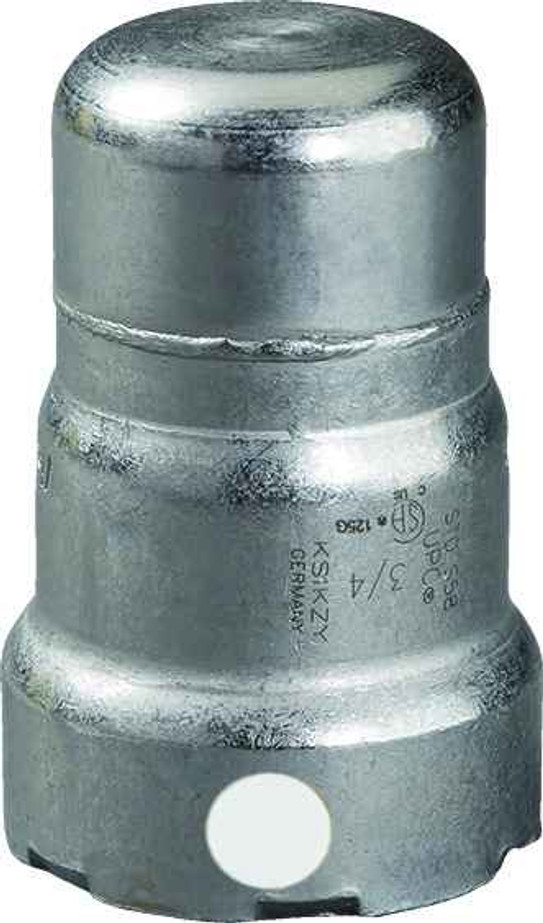 Viega 84100 MegaPress cap Smart Connect technology Carbon steel, 1/2''