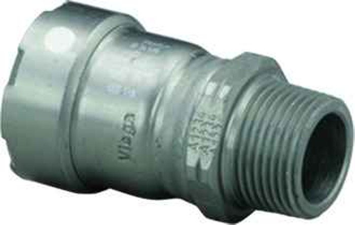 Viega 84270 MegaPress adapter Smart Connect technology Carbon steel, 2'' x 2'' Viega 84270 MegaPress adapter Smart Connect technology Carbon steel, 2'' x 2''