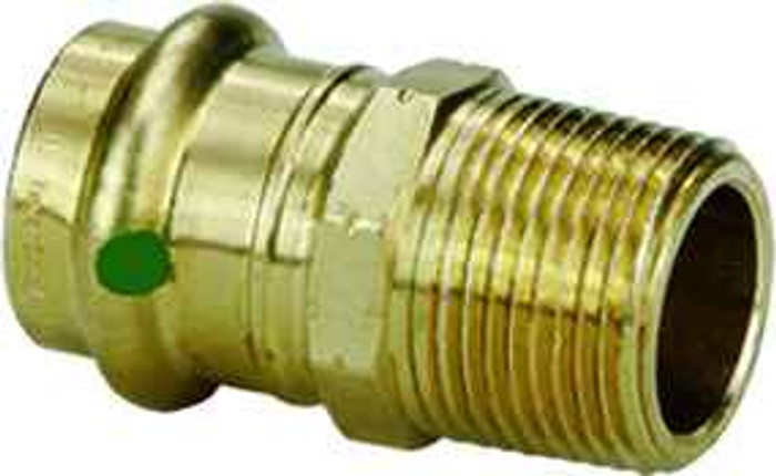 Viega 79215 ProPress adapter Smart Connect technology Zero Lead Bronze, 1/2'' x 1/2'' Viega 79215 ProPress adapter Smart Connect technology Zero Lead Bronze, 1/2'' x 1/2''