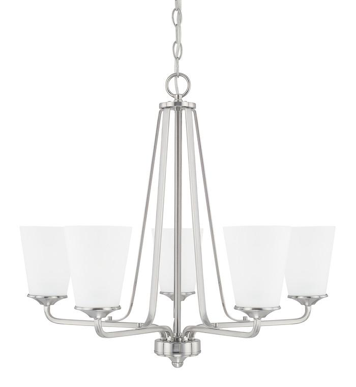 Capital Lighting CAP-414151 Braylon Transitional 5-Light Chandelier