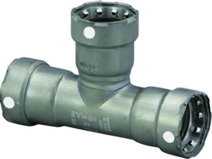 Viega 84365 MegaPress tee Smart Connect technology Carbon steel, 1/2'' x 1/2'' x 1/2''