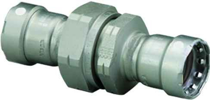 Viega 84830 MegaPress union Smart Connect technology Carbon steel, 1-1/4'' x 1-1/4''