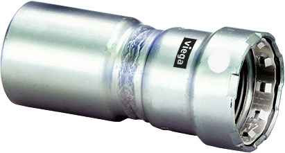 Viega 91145 MegaPress reducer Smart Connect technology 316 stainless steel, 1-1/4'' x 1''