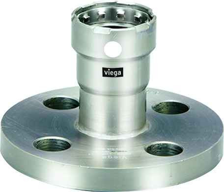 Viega 95870 MegaPress flange Smart Connect technology 304 stainless steel, 1-1/4''