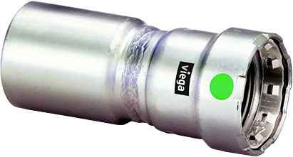 Viega 90865 MegaPress reducer Smart Connect technology 316 stainless steel, 1-1/2'' x 1-1/4"