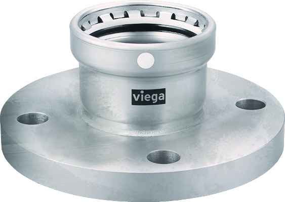 Viega 95720 MegaPress flange Smart Connect technology 304 stainless steel, 2-1/2''